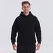 Худі унісекс oversize чорне 712-321-842 фото 1